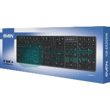 Клавиатура SVEN KB-E5300W беспроводная, радиоканал, чёрный