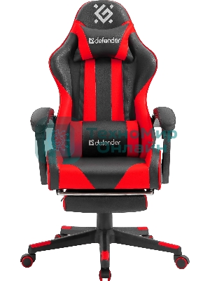 Кресло игровое Defender ROCK BLACK/RED PU