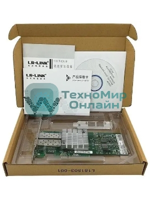 Сетевой адаптер LR-LINK PCIE 10Gb FIBER 2SFP+ LREC6822XF-2SFP+