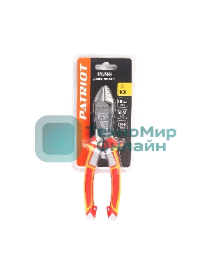 Кусачки диэлектрические Patriot DCP 180 DN, 1000 V, Cr-V, 180 мм