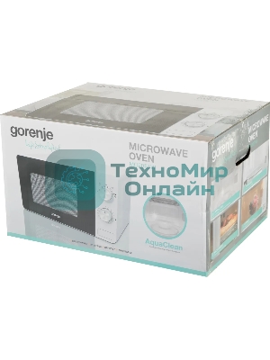 Микроволновая печь Gorenje MO20E1W белый, 20 л, 800 Вт, переключатели - поворотный механизм