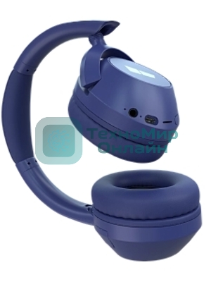 Беспроводные наушники MORE CHOICE HW11 синий, накладные, Bluetooth, до 6 ч