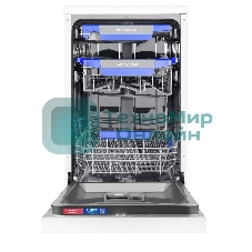 Посудомоечная машина Maunfeld MWF45230W, белый, 45 см, 10 компл., 49 дБ, класс A++