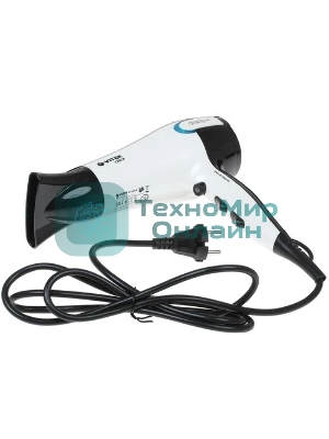 Фен Vitek VT-2299 W белый, 2200 Вт, ионизация