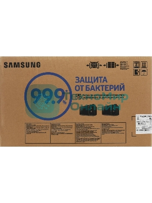 Микроволновая печь Samsung MS23K3614AW белый, 23 л, 800 Вт, переключатели - поворотный механизм
