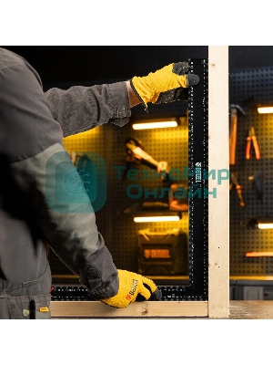 Угольник Denzel 400 х 600 мм, алюминиевый, лазерная гравировка