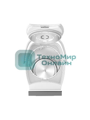Термопот BQ TP5001 White. Мощность 1600 Вт/Объем 5 л/Сенсорный LED-дисплей/Поддержание температуры/Функция дехлорирования/Регулировка темперы от 40 до 90 'C/Система защиты: от перегрева, от включения без воды, блокировка подачи воды/Внутренняя колба из нержавеющей стали AISI 304/Съемная крышка/Ручка для переноски/Электрическая помпа/Длина шнура 0.85 м