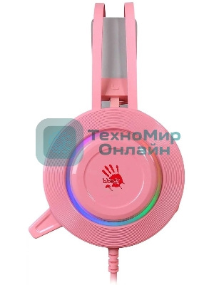 Гарнитура Bloody G521 розовый, проводная