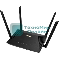 Роутер ASUS RT-AX53U 802.11b/g/n/ac/ax, до 574 + 1201 Mbps, 2,4 + 5 гГц, 4 антенны, USB
