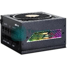 Блок питания Zalman ZM1000-TMX2 VIEW, 1000W, ATX12V v3.0, APFC, 12cm Fan, 80 PLUS Gold Gen5, Full Modular, side ARGb lights, Retail