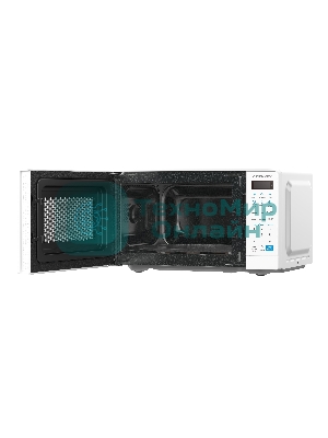 Микроволновая печь Midea EM719M2Z-W белый, 19 л, 700 Вт, переключатели - сенсор