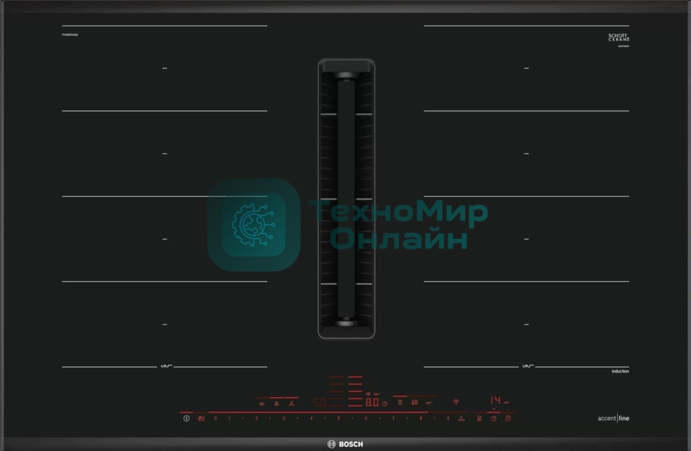 Индукционная варочная поверхность Bosch PXX895D66E черный
