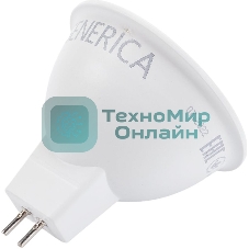 Лампа cветодиодная LED MR16 IEK LL-MR16-08-230-30-GU5-G софит 8Вт 230В 3000К GU5.3 GENERICA