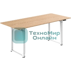 Стол офисный Defender Tempus дуб, 180x80, высота 72-117 см