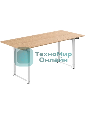 Стол офисный Defender Tempus дуб, 180x80, высота 72-117 см