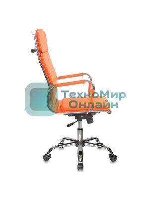 Кресло Бюрократ CH-993/orange оранжевый, экокожа