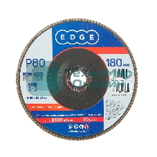 Круг лепестковый торцевой Edge by Patriot 180 ммx22,23 ммxP80