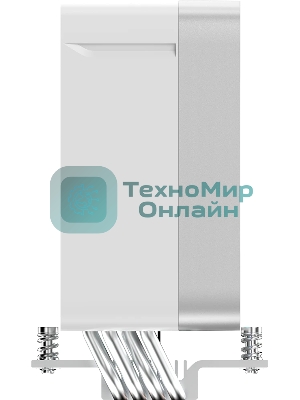 Кулер для процессора Ocypus Delta A40 EX WH Digital, 120мм ARGB FAN, Top Display Panel, 4 HEAT PIPES, 4-PIN PWM, 500-1800 RPM, 29DBA, HYDRO BEARING, LGA115X/1200/1700/18XX, AM4/AM5