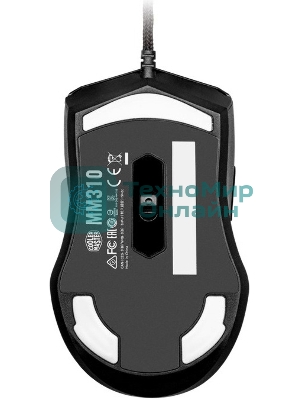 Мышь проводная Cooler Master MM-310-KKOL1 чёрный, 12000 dpi, USB Type-A, кнопки - 6
