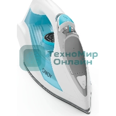 Утюг Candy CI-101 белый/голубой, 2700 Вт, 55 г/мин, 160 г/мин, 500 мл