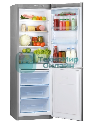 Холодильник Pozis RK-139 серебристый металлик глянц. двухкамерный 188/97 л морозилка снизу
