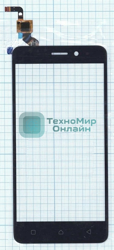 Сенсорное стекло (тачскрин) для Lenovo K6, черное