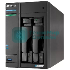 Сетевой накопитель ASUSTOR AS6702T/2BAY/EU/4GD4 (90IX01N1-BW3S20)