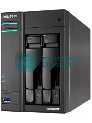 Сетевой накопитель ASUSTOR AS6702T/2BAY/EU/4GD4 (90IX01N1-BW3S20)