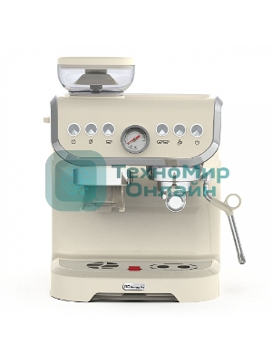 Кофейная станция BQ CM5000 бежевый, исп. кофе - зерновой/молотый, 2 л, 1560 Вт, 15 бар