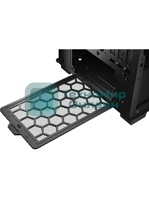 Компьютерный корпус Cougar Airface Pro RGb Black 4x120MM ARGb FAN, ARGb FAN HUB, БЕЗ БП, черный, E-ATX