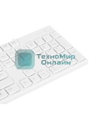 Клавиатура проводная мультимедийная Smartbuy ONE 238 USB белая (SBK-238U-W)/20