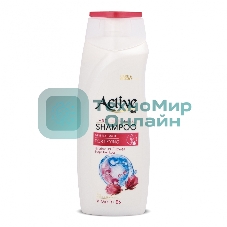 Шампунь Active укрепляющий, защита от выпадения волос CARE & BEAUTY. С корнем женьшеня, цветком гибискуса и витамином B6, 350 мл (512102056)