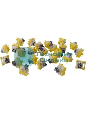 Переключатели Redragon Bullet S желтый/черный,24 шт.