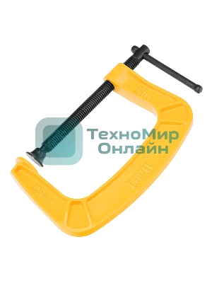 Струбцина Denzel G-образная, усиленная, 125 мм