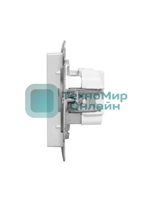 Розетка EKF UP1-SOA-100 СП Эпика 16А без заземл. без шторок механизм алюм.