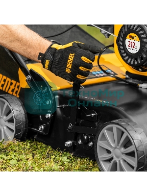 Скарификатор-аэратор бензиновый Denzel SAG-400, 212 см3, -15/+10 мм, 40 см