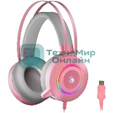 Гарнитура Bloody G521 розовый, проводная