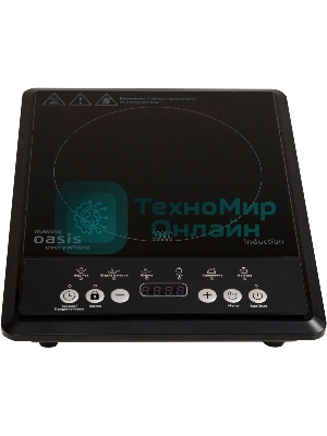 Плита настольная индукционная Oasis PI-B12SK черный закаленное стекло (РI-B12SK)