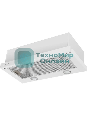 Вытяжка встраиваемая Maunfeld VS Light 60 белый, 60 см, 520 куб. м/ч, 56 дБ