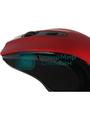 Мышь беспроводная Defender Prime MB-053 красный, 1600 dpi, радиоканал, USB, кнопки - 6