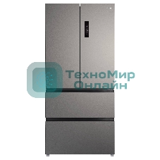 Холодильник Korting KNFF 82535 X нержавеющая сталь трехкамерный 354/186л морозилка снизу