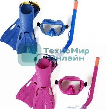 Набор маска+ласты BESTWAY 25039 (006150)