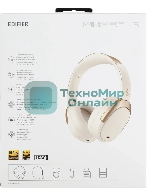 Гарнитура беспроводная Edifier WH950NB слоновая кость/золотистый беспроводные bluetooth оголовье