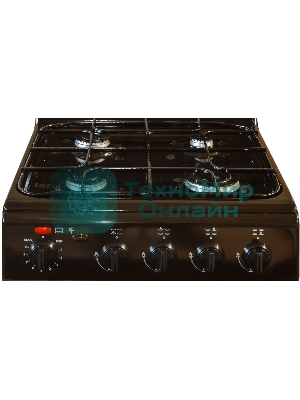 Плита комбинированная Cezaris ПГЭ 1000-03 коричневый, конфорок 4 шт, духовка 45 л, 51 см x 85 см x 52 см