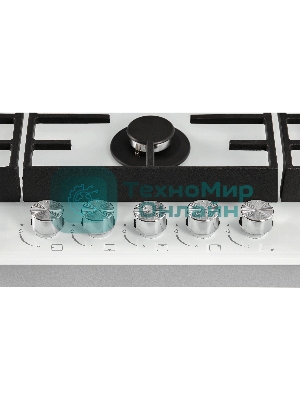 Газовая варочная панель HIBERG VM 9155 W, белый