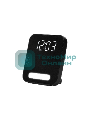 Радиобудильник Harper HCLK-2060 черный - белый led