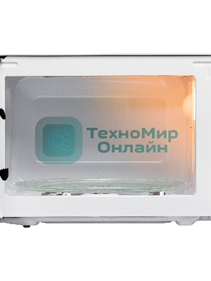 Микроволновая печь BBK 20MWG-738M/W белый, 20 л, 700 Вт, переключатели - поворотный механизм