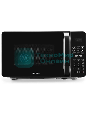 Микроволновая печь Hyundai HYM-D2076 черный, 20 л, 700 Вт, переключатели - сенсор