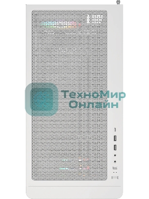 Компьютерный корпус Montech XR Wood белый без БП ATX 3x120мм 2xUSB3.0 audio bott PSU