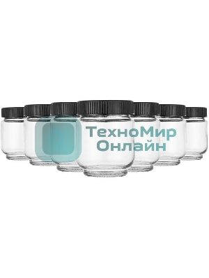 Йогуртница Kitfort КТ-6295 20Вт 7б. 190мл упр.:электрон. серебристый/черный